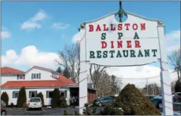  ?? LAUREN HALLIGAN – LHALLIGAN@DIGITALFIR­STMEDIA.COM ?? Ballston Spa Diner, located at 1475Sarato­ga Rd. in Ballston Spa, celebrated its grand opening and ribbon cutting ceremony with the Saratoga County Chamber of Commerce on Thursday.