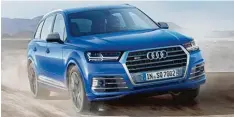  ?? Foto: Audi ?? Methode 3: Audi setzt im SQ7 TDI auf einen elektrisch­en Verdichter, der das Turbi nenrad blitzschne­ll auf Touren bringt.