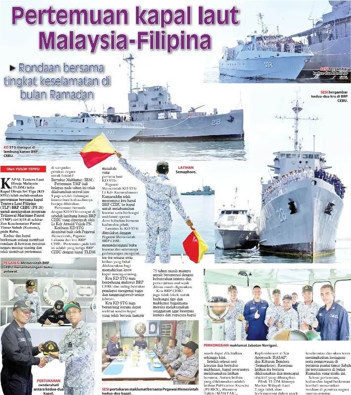 Pertemuan Kapal Laut Malaysia Filipina Pressreader