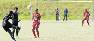  ?? Picture: SIBONGILE NGALWA ?? SHARP-SHOOTER: Chris Hani played against Amathole District at the Bunkers Hill Sports ground, in East London, on Wednesday