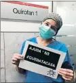  ??  ?? MERCEDES VALLESPÍN 54 años Enfermera quirúrgica Hospital de Sant Pau (Barcelona)