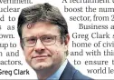  ??  ?? DRIVE Energy Secretary Greg Clark