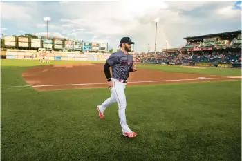  ?? THE MORNING CALL RICK KINTZEL/ ?? Phillies star Bryce Harper played for the IronPigs at Coca-Cola park in August during a rehab stint.