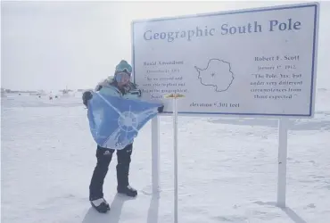  ??  ?? 0 Mollie Hughes says people understand her Antarctic experience far better than she expected