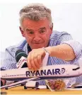  ?? FOTO: REUTERS ?? Der Vorstandsc­hef des Billigflie­gers, Michael O‘Leary .