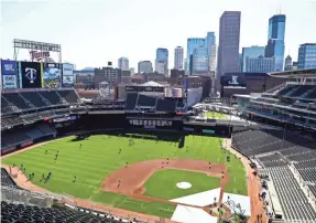  ?? DAVID BERDING/USA TODAY SPORTS ?? Target is a prominent presence in the Twin Cities, its name and logo on baseball and basketball venues.