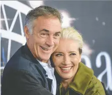  ?? ROY ROCHLIN/GETTY IMAGES ?? Greg Wise is happy to let wife Emma Thompson shine while he stays out of the spotlight working on his own projects.