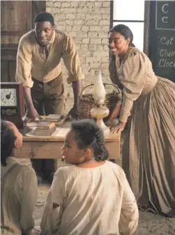  ??  ?? SOUTHERN EXPOSURE: McKinley Belcher III and Patina Miller star on PBS’ ‘Mercy Street,’ set during the Civil War.