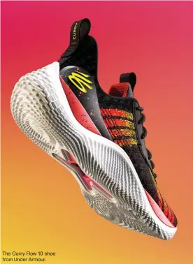  ?? ?? The Curry Flow 10 shoe from Under Armour.