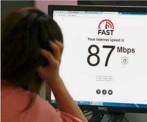  ??  ?? Still waiting: Some existing users are exasperate­d as they have yet to enjoy the higher broadband speeds promised by their service providers.