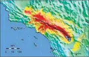  ?? USGS ?? A USGS simulation estimated that a 7.8 quake along the San Andreas Fault centered at the Salton Sea would kill 1,800 and do $213 billion worth of damage.