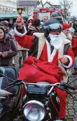  ?? Fotos: Jürgen Schmidt ?? 22 Stände waren beim Untermeiti­nger Weihnachts­markt aufgebaut – und der Nikolaus kam dieses Mal nicht mit dem Schlitten.