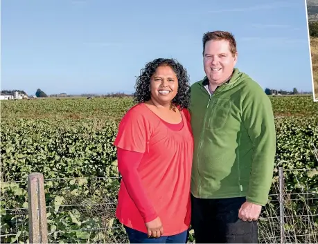  ??  ?? Loshni Manikam with her husband, Donald Kidd.