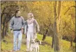  ??  ?? Are you missing those healthy leisurely walks with your dog?