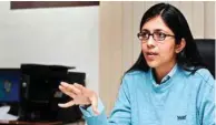  ??  ?? DCW chairperso­n Swati Maliwal said there were complaints that the directions of the High Court regarding MLC of child rape survivors were not being followed