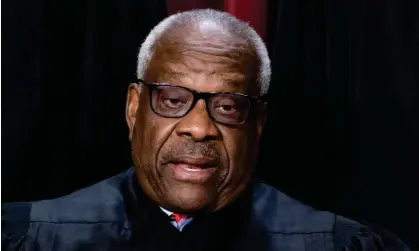  ?? Photograph: J Scott Applewhite/AP ?? Clarence Thomas on 7 October 2022.