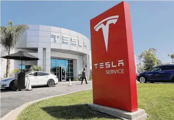  ?? Los Angeles Times file photo ?? After employees were fired in what the Tesla Workers United called a retaliator­y manner, the group is asking the National Labor Relations Board for injunctive relief.