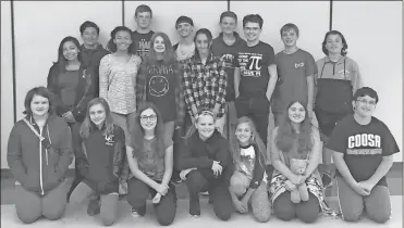  ?? Contribute­d ?? 2018 Floyd County Schools Middle School Math Competitio­n winners. The contest took place at the Rome-Floyd County Library.