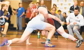  ?? APRIL GAMIZ/ MORNING CALL FILE PHOTO ?? Ethan Mordaunt (left) is one of Jim Thorpe's top returnees. He was a District 11 Class 2A runner-up and Southeast Regional thirdplace finisher in 2018.