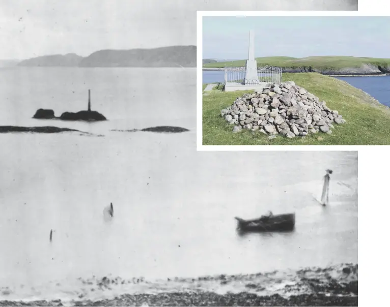  ??  ?? 0 The Iolaire was carrying men, mostly naval reserves returning from the First World War, when it crashed within sight of their families who had gathered on Stornoway pier to greet the heroes. A new element of the Iolaire memorial – which wasn’t...