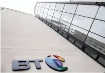  ??  ?? British telecoms giant BT currently employs 102,500 workers and operates in 180 countries. (AFP)