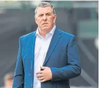  ?? ?? Dundee boss Mark Mcghee