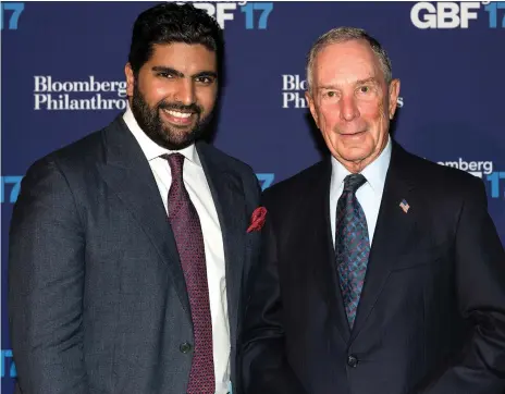  ?? SRMG & Bloomberg ?? Prince Bader bin Abdullah Al Saud, chairman of the Saudi Research and Marketing Group, and Michael Bloomberg, founder of Bloomberg, have agreed to roll out a multi-platform news network, expanding each other’s reach within the region