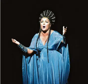  ?? Foto: Barbara Gindl, afp ?? Anna Netrebko als äthiopisch­e Prinzessin Aida.