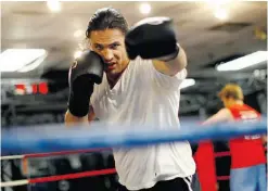  ?? DAVID KAWAI/ POSTMEDIA NEWS ?? Senator Patrick Brazeau’s charity boxing loss to Justin Trudeau was just one of many public relations missteps this year.