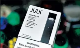  ??  ?? Altria paid nearly $13 billion in December to purchase a 35 percent stake in Juul. SETH WENIG/AP