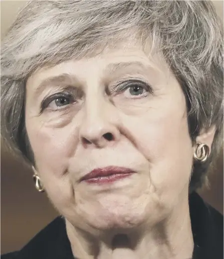  ??  ?? 0 It was hard not to admire Theresa May as she stood in the Commons, countering blow after blow