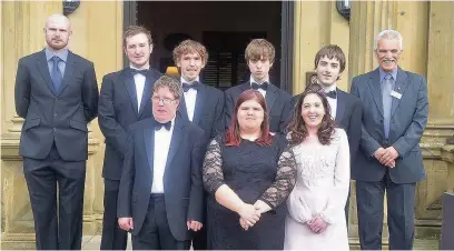  ??  ?? ●● Young people graduating from a Prince’s Trust programme in Macclesfie­ld