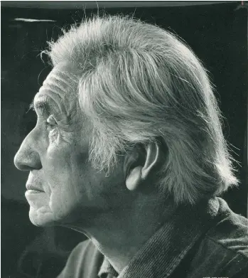  ?? FRED SCHIFFER ?? Chief Dan George’s acting career began in the 1960s with the CBC-TV series Cariboo Country.