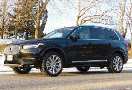  ?? STEPHANIE WALLCRAFT FOR THE TORONTO STAR ?? The XC90 is the first in Volvo’s upcoming line of vehicles to be launched since the firm was bought by a Chinese car company in 2010.
