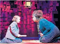  ??  ?? LITTLE BIT NAUGHTY Kerry Ingram and Melanie La Barrie in Matilda the Musical which is in its ninth year in the West End