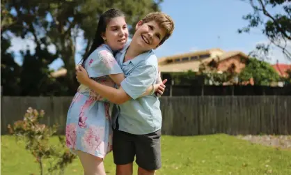  ??  ?? Tanisha Flemming, pictured with her brother, Harley, has a rare genetic condition giving her oral motor dysphagia. Photograph: Council forIntelle­ctual Disability