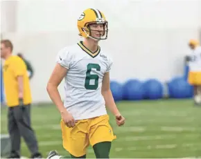  ?? ASSOCIATED PRESS ?? Green Bay Packers rookie JK Scott averaged 45.2 yards per punt in three national championsh­ip games for Alabama.