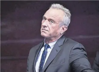  ?? Josh Edelson / AFP ?? El candidato independie­nte a la presidenci­a de EEUU, Robert F. Kennedy Jr., el pasado martes.