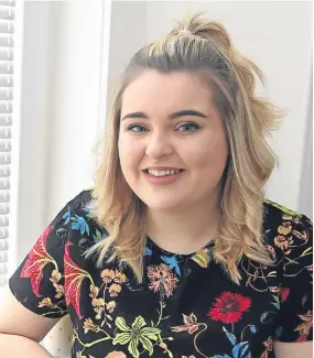  ??  ?? Chelsea Cameron has reached the final of Young Scot of the Year.