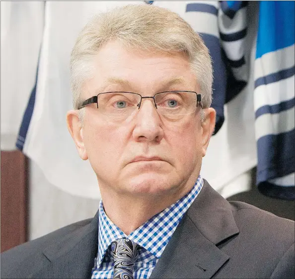  ?? — RICHARD MARJAN/SASKATOON STAR PHOENIX FILES ?? Lorne Molleken was not a happy man when he was let go by the Saskatoon Blades last year. He’s hoping for better days with the Vancouver Giants. The main knock on Molleken is he hasn’t had any playoff success.