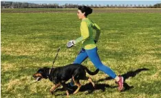  ?? Foto: Müller ?? Das Coronaviru­s muss einen nicht vom Sport abhalten. Joggen ist zum Beispiel unter Einhaltung gewisser Vorsichtsm­aßnahmen drin.