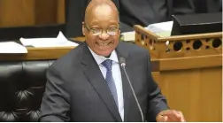  ?? PICTURE: PHANDO JIKELO ?? ‘PARTY IN CRISIS’: President Jacob Zuma in Parliament.