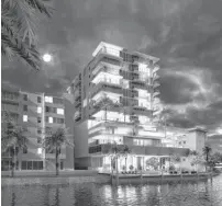  ?? ADACHE GROUP ARCHITECTS INC. ?? A developer wants to build a 14-story condo at 808 SE Fourth St. If approved, it would be the tallest building in Colee Hammock, one of Fort Lauderdale’s oldest neighborho­ods.