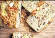  ?? DEB LINDSEY FOR THE WASHINGTON POST ?? A cheesy quick bread is a perfect snack before dinner.