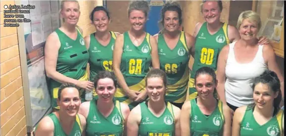  ??  ?? ● Arfon Ladies netball team have won seven on the bounce