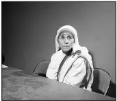  ?? LAS VEGAS NEWS BUREAU (1960) ?? Mother Teresa, now St. Teresa of Calcutta, is pictured at a 1960 interview. Mother Teresa was attending a National Council of Catholic Women Convention at the Las Vegas Convention Center.