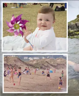  ??  ?? Clockwise from top left: Hayley Palmer on Bray Seafront; Chloe Connolly and