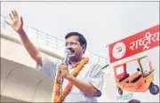  ??  ?? Kejriwal has been seeking fresh elections in Delhi ever since resigning as the CM after 49 days in office. HT FILE PHOTO