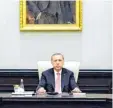  ?? Foto: afp ?? Wie weit will er gehen? Erdogan scheint zu allem entschloss­en.