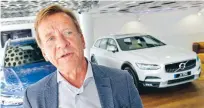  ?? FOTO: JONAS EKSTRÖMER/TT ?? Vd Håkan Samuelsson släppte nyheten om att Volvo Cars nya bilar som lanseras från och med 2019 kommer att vara utrustade med en elmotor.